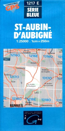 Carte ign serie - carte, bleue