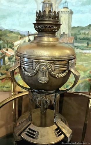 Lampe pétole ancienne - lampe, à