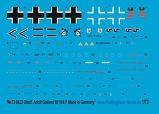 Peddinghaus 1/72 0823 Bf 109