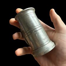 Ancien Doseur À Whisky & Baby & Étain Ancien & Bar & Alcool