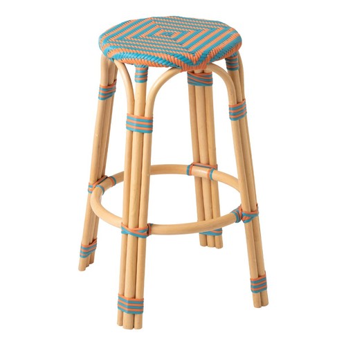 Tabouret bar rotin geo - de,