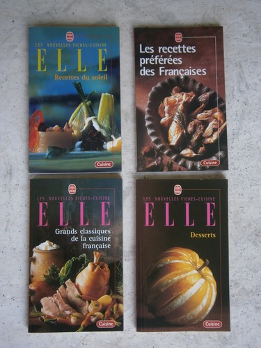 Lot livres recettes - 4, de
