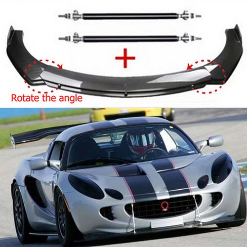 Carbon style front bumper - carbon,