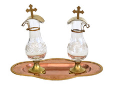 Paire BURETTES Liturgiques et