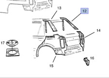 Panneau arrière extérieur