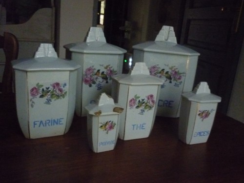 Ancienne serie pots epices - serie,