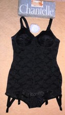Combiné-gaine «Chantelle» avec jarretières, Taille 100 B, vintage, rétro, luxe.