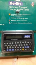 Traducteur-Electronique-BERLITZ-TR.630.I +ANGLAIS+FRANÇAIS+ITALIEN-Neuf  