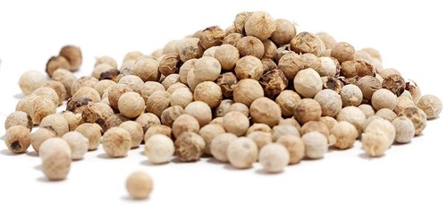 Whole white peppercorns its - white, by