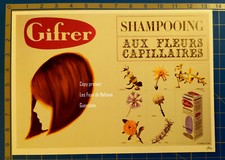 GIFRER SHAMPOOING FLEURS CAPILLAIRES  pharmacy publicité  advert