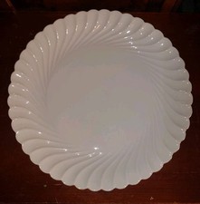  Plat Rond   Torsade  En Porcelaine De Limoges Haviland Liseré Or