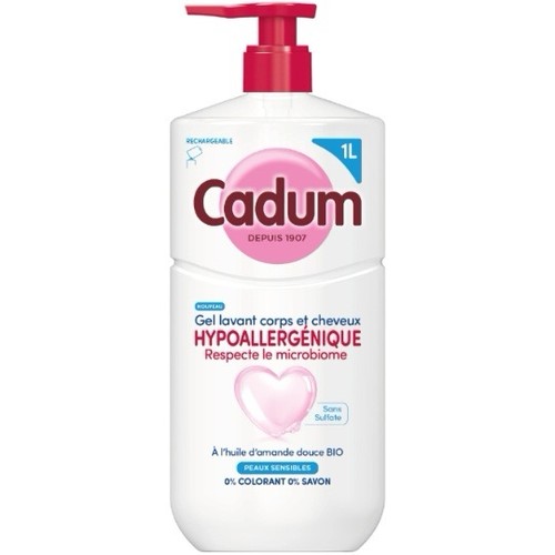 Gel douche cadum corps cheveux - douche,