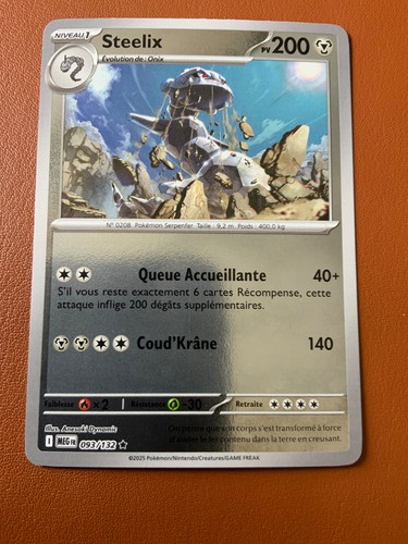 Carte pokemon steelix 093 - pokemon, 093/132