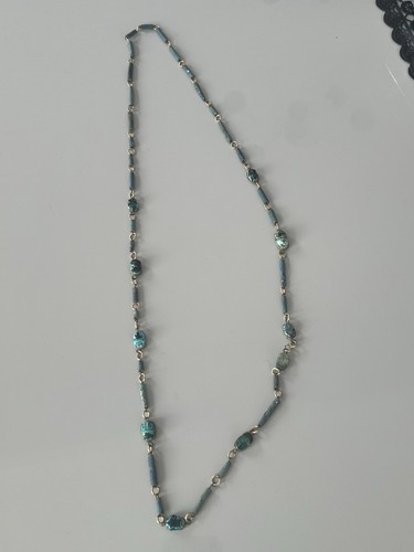 Collier amulette scarabée - amulette, en