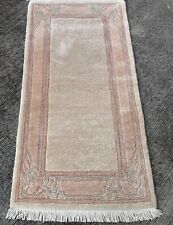 Tapis 140x70cm Moderne Népal Noué Teppich Rugs Tappeto Alfombra Carpet Matta