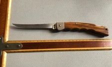 couteau rare ancien effilé a pompe SCHRADE + USA MA5 antique knife coltello