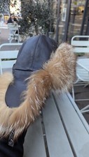 Russian Chapka Sable Fur Zibeline And Leather