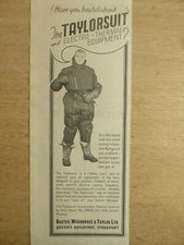 4/1942 PUB BAXTER WOODHOUSE & TAYLOR TAYLORSUIT WINDAK COMBINAISON PILOTE RAF AD