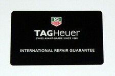 Cartes De Garantie Internationale pour Montres Tag Heuer