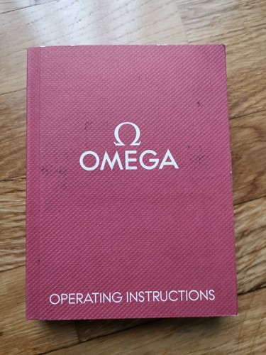 Operating instructions omega - operating,