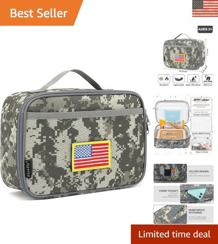 Digital camo kids lunch - digital,