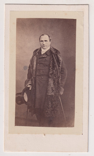 Cdv winter strasbourg man - cdv, in