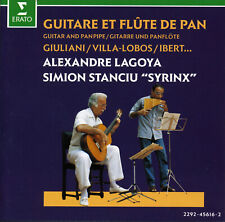 GUITAR and PANPIPE LAGOYA STANCIU "Syrinx" GIULIANI VILLA-LOBOS IBERT [CD] Erato