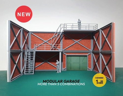 Garage modulaire brique - garage,