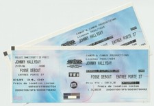 2 places de concert JOHNNY