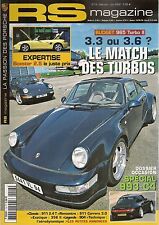 RS MAGAZINE 13 PORSCHE 964 TURBO 3.3 & 3.6 993 C4 BOXSTER 2.5 911 T2.4 904 356