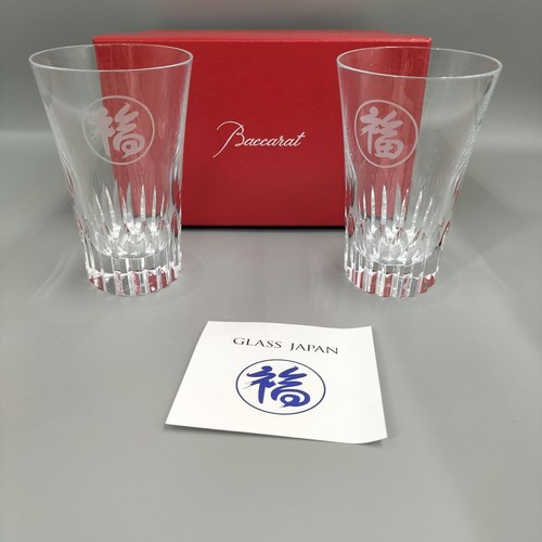 Baccarat glass pair - baccarat,
