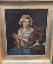 Ecole française XIXeme. Jeune
