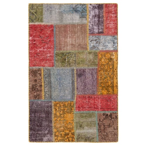 Tapis patchwork vintage tissé - vintage,