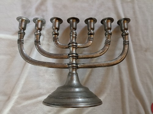 Ancien chandelier menorah 7 - ancien,