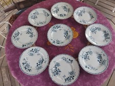 9 Assiettes Plates Terre de