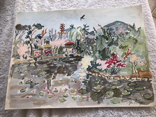 Estampe yves brayer - de,