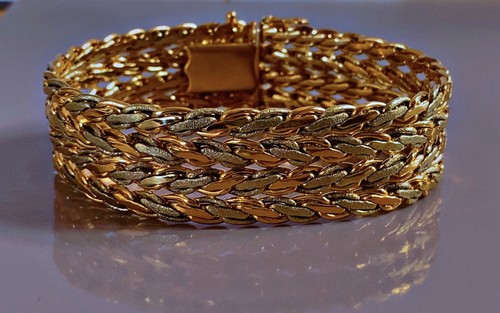 Ravissant bracelet plaqué - plaqué, or