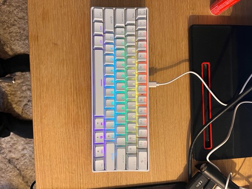 Clavier gamer blanc - gamer, rgb