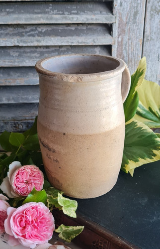 Ancien pot cruche faisselle - pot,