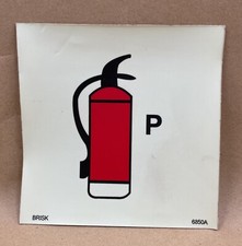 Panneaux Autocollants Photoluminescents De Symbole D'Extincteur À Poudre IMO ✅