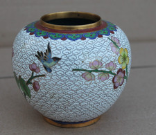 Joli vase émaux cloisonné - vase, en