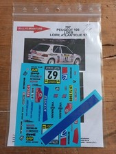 DECALS 1/18 REF 797 Peugeot 106 Loeb Loire Atlantique 1997