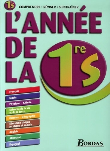 Année 1ère s - l'année, de