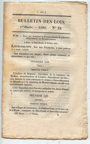 Bulletin des lois royaume - bulletin,