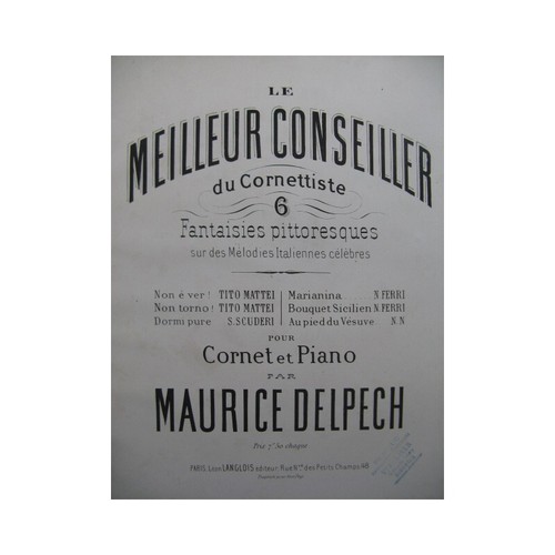 Delpech maurice non torno - non, tito