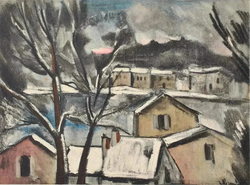 Maurice vlaminck paysage - :,