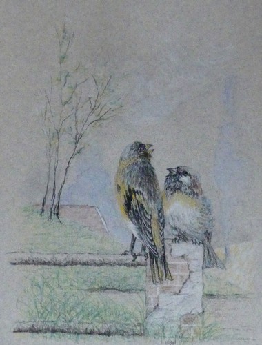 Dessin crayon couleurs couple - couleurs,