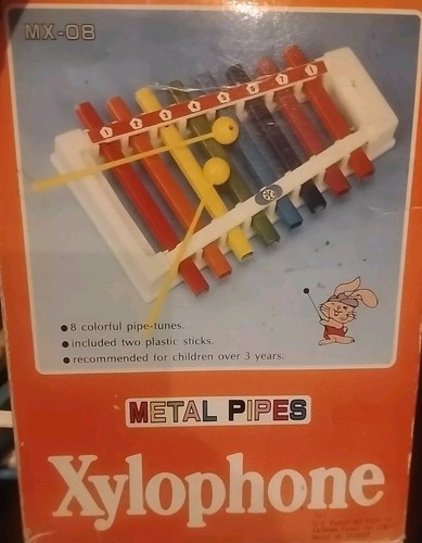 Xylophone tones metal pipes - xylophone, 8