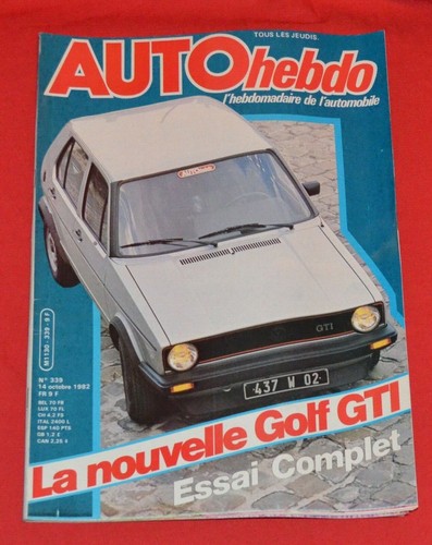 Auto hebdo 339 - hebdo,