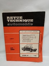 ALFA ROMEO 1750 Spider GT Veloce (CITROEN DS ID) - Revue Technique Automobile